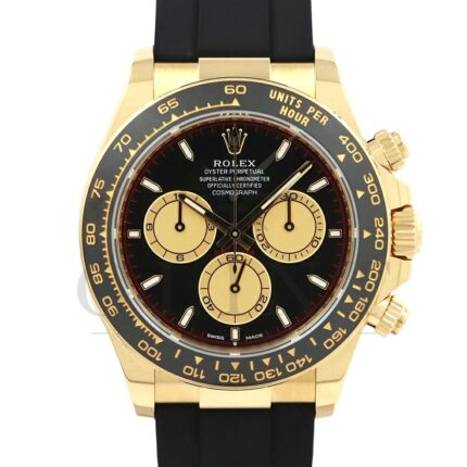 ロレックス（ROLEX）デイトナ 126518LN 18Kイエローゴールド ブラック＆シャンパンダイヤル 〔2024年7月/ランダムシリアル〕〔メンズ〕〔腕時計〕【中古】