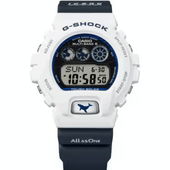 カシオ G-SHOCK GW-6905K マルチバンド6 電波ソーラー 20気圧防水 ホワイト×ネイビー