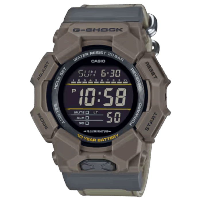 CASIO G-SHOCK GD-010CE-5JF サンドベージュ 10年電池 20気圧防水 デジタル腕時計