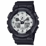 CASIO G-SHOCK GA-100WD-1AJF ブラック×ホワイト 正面