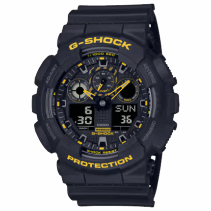 CASIO G-SHOCK GA-100CY-1AJF ブラック×イエロー アナデジ 20気圧防水