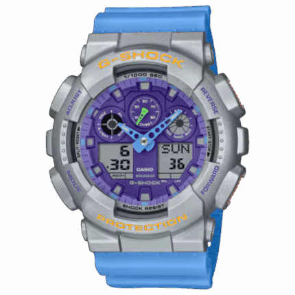 G-SHOCK GA-100EU-8A2JF 20気圧防水 アナデジ ウォッチ