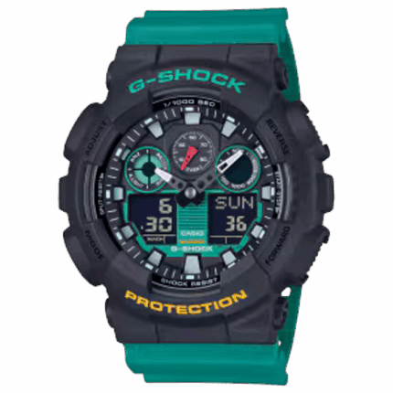 CASIO G-SHOCK GA-100MT-1A3JF 正面画像（20気圧防水・耐磁）
