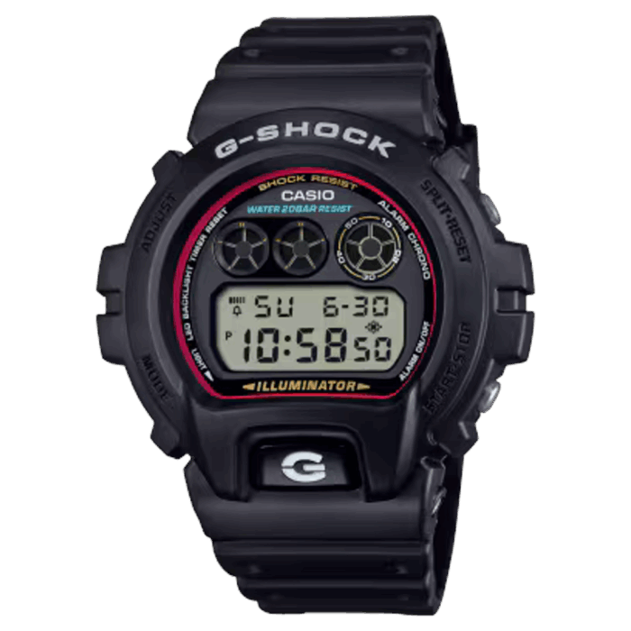 DW-6900RL-1JF G-SHOCK バイオマスプラスチック 腕時計 20気圧防水、LEDバックライト