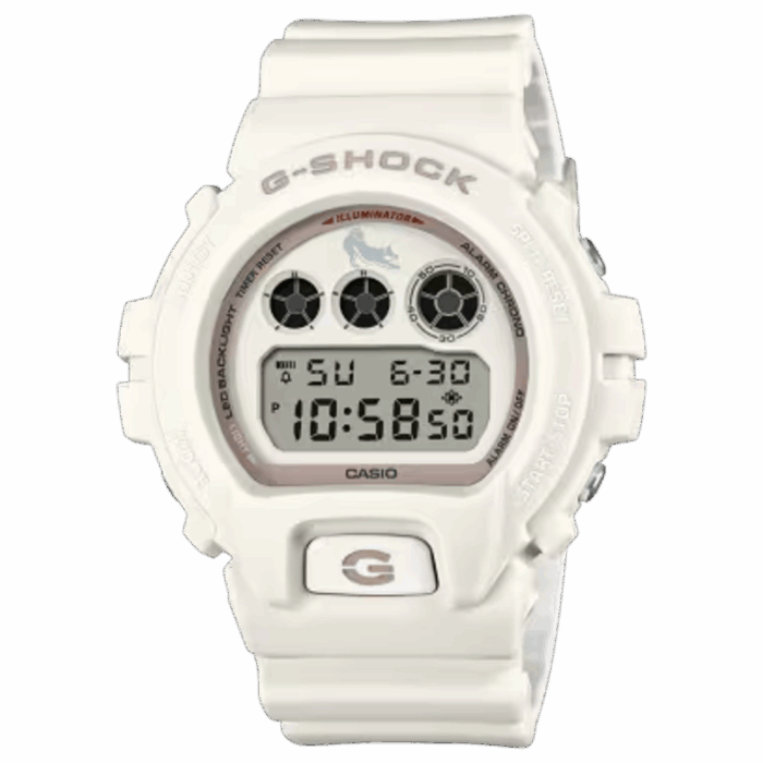 DW-6900SHB-7JR G-SHOCK 腕時計 20気圧防水、LEDバックライト