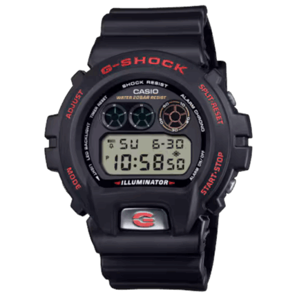 DW-6900TR-1JR G-SHOCK バイオマスプラスチック 腕時計 20気圧防水、LEDバックライト