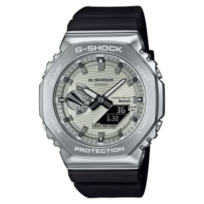 CASIO G-SHOCK GBM-2100A-8BJF グレー Bluetooth搭載 タフソーラー 20気圧防水