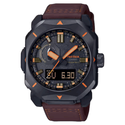 カシオ PRO TREK PRW-6900YL-5JF 電波ソーラー トリプルセンサー 合成皮革バンド