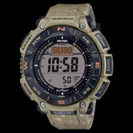 CASIO PROTREK PRG-340SC-5JF アウトドアウォッチ 方位ベゼル 高度計 気圧計