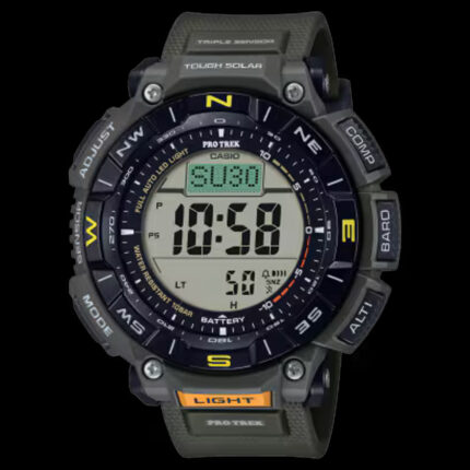 CASIO PROTREK PRG-340-3JF アウトドアウォッチ 方位ベゼル 高度計 気圧計