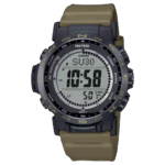 CASIO PRO TREK PRW-35LD-5JF 正面 10気圧防水 タフソーラー