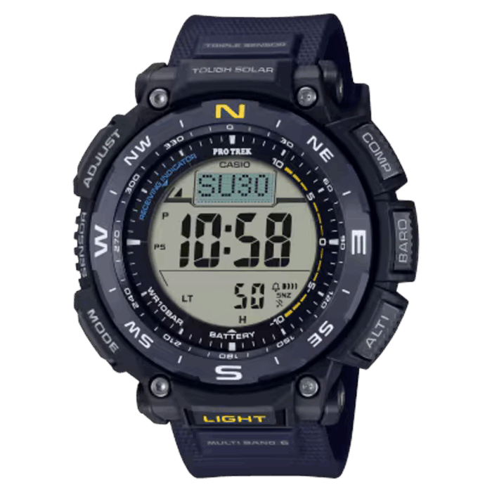 CASIO PROTREK PRW-3400Y-2JF アウトドアウォッチ 方位ベゼル 高度計 気圧計