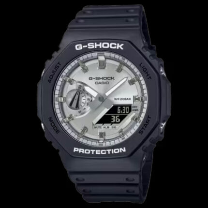 Text: GA-2100SB-1AJF ブラック G-SHOCK 腕時計
