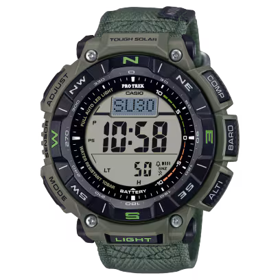 CASIO PRO TREK PRG-340B-3JF 時計 高度計 気圧計 方位計 温度計 10気圧防水