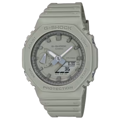 CASIO G-SHOCK GA-2100NC-3AJF ブラック×ネイビー｜20気圧防水・耐衝撃・カーボンコアガード構造