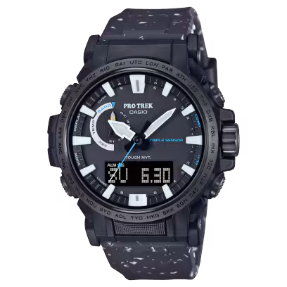 CASIO PROTREK PRW-61NJ-1JR ブラック アウトドアウォッチ 方位 高度 気圧 温度